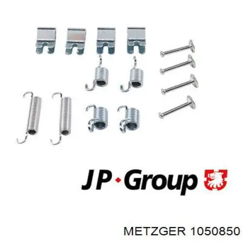 105-0850 Metzger kit de montaje, zapatas de freno traseras