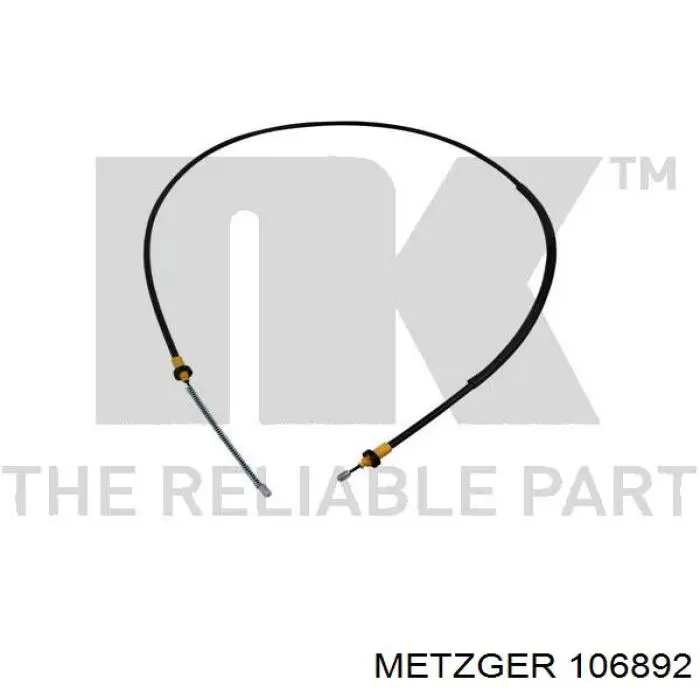 6001549112 Renault (RVI) Cable de freno de mano trasero derecho/izquierdo