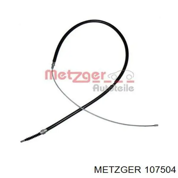 107504 Metzger cable de freno de mano trasero derecho/izquierdo