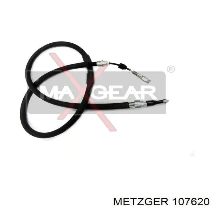 107620 Metzger cable de freno de mano trasero derecho/izquierdo