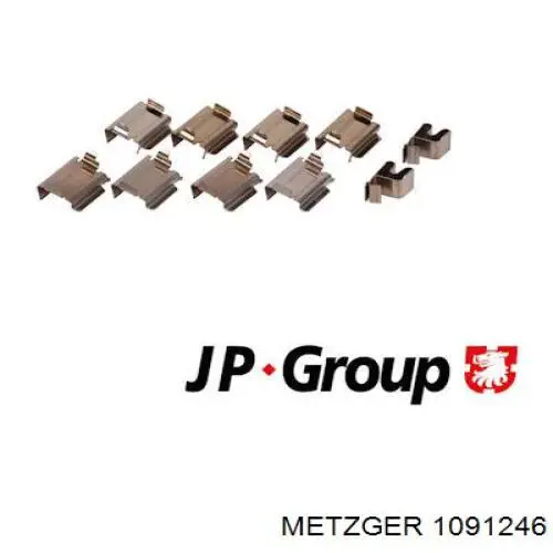 Juego de resortes de sujeción de pastillas de freno delanteras Chrysler 00K68003705AA precio, desde 6,43 EUR