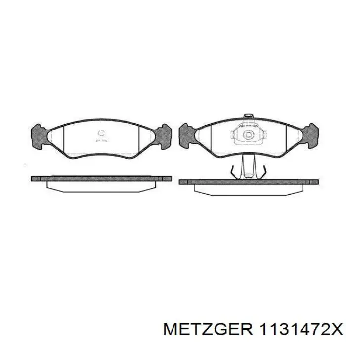 Guía de la pinza de freno delantera 05191272AA Chrysler