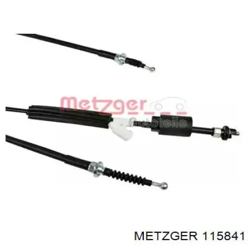 11.5841 Metzger cable de freno de mano, kit de coche