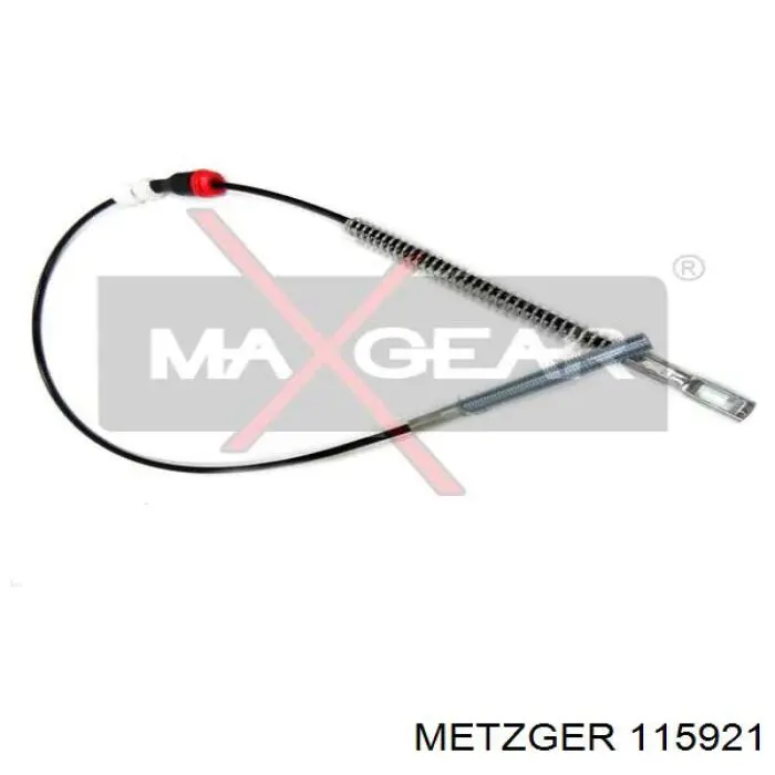 11.5921 Metzger cable de freno de mano trasero izquierdo