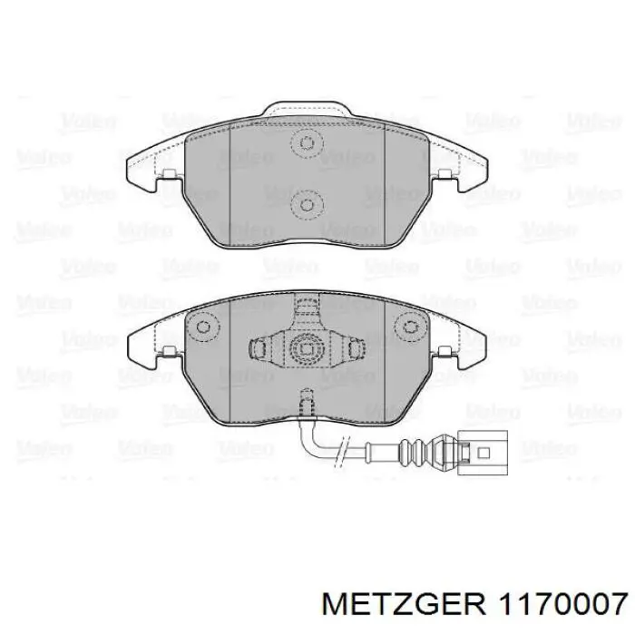 Pastillas de freno delanteras Seat Leon 2 1P1