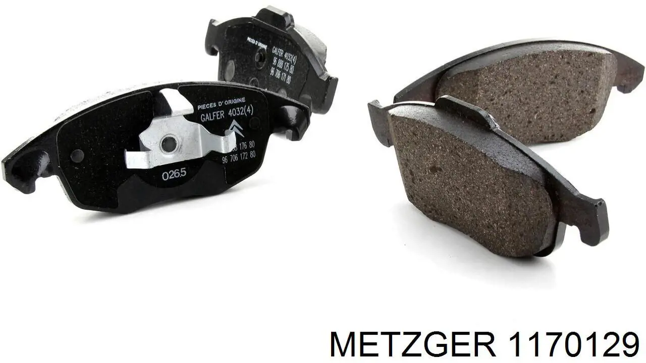 Pastillas de freno delanteras Citroen C4 UA