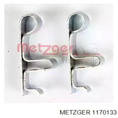 1170133 Metzger pastillas de freno delanteras