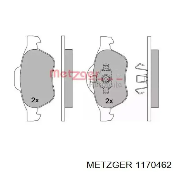 Pastillas de freno delanteras Renault Laguna 2 BG0, BG1