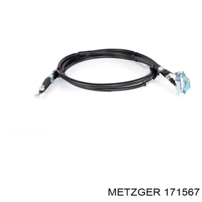 17.1567 Metzger cable de freno de mano trasero derecho