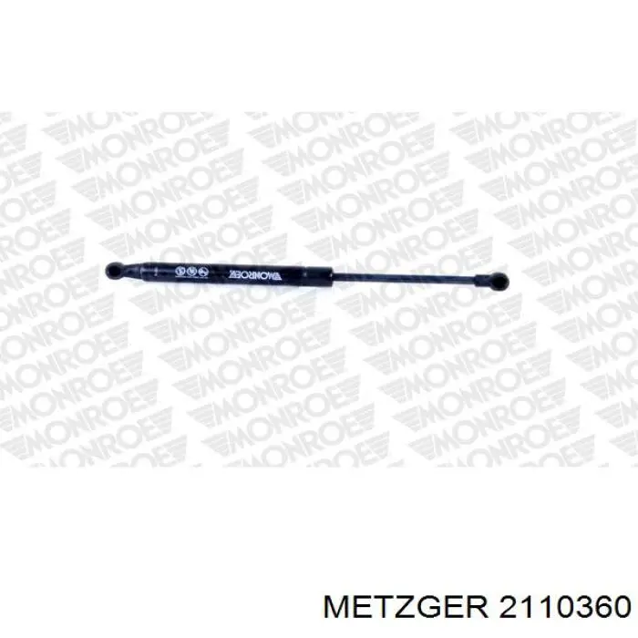 2110360 Metzger muelle neumático, capó de motor