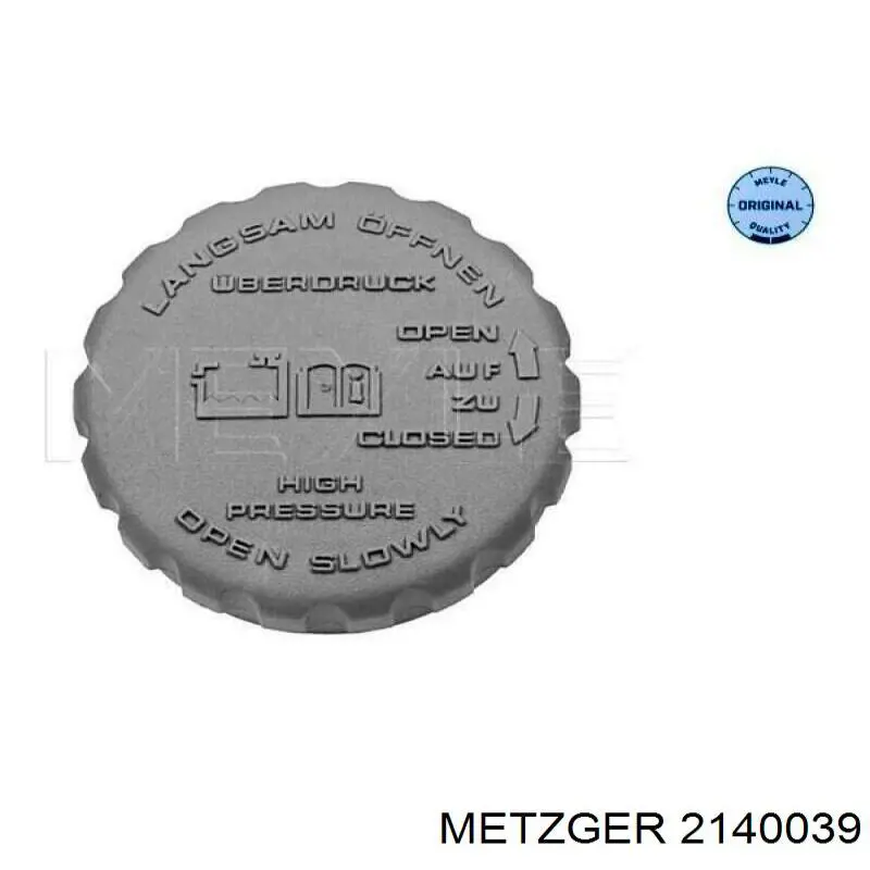 Tapón de expansión de refrigerante/anticongelante Chevrolet Aveo 2 T250, T255