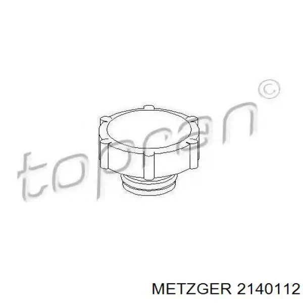 Tapa de depósito de agua Ford 1017994