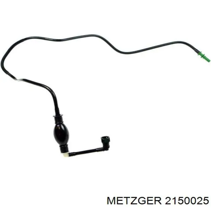 Tubo de combustible, del depósito al filtro de combustible Metzger 2150025 precio, desde 44,84 EUR