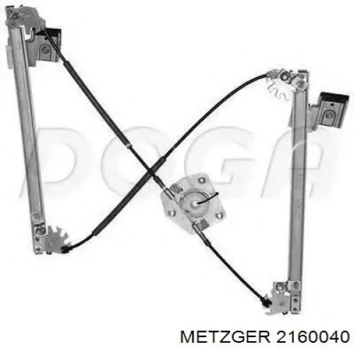 Comprar 2160040 Metzger Mecanismo de elevalunas delantero izquierdo