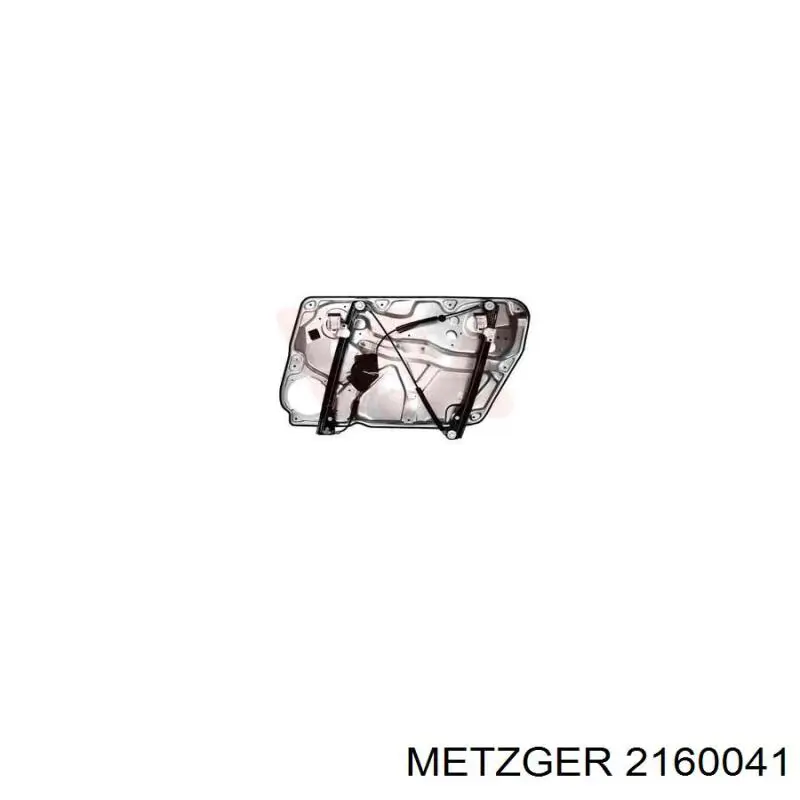 2160041 Metzger mecanismo de elevalunas, puerta delantera derecha