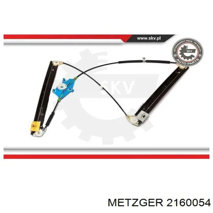 Mecanismo elevalunas delantero izquierdo Metzger 2160054 precio, desde 36,69 EUR