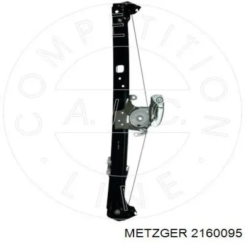2160095 Metzger mecanismo de elevalunas, puerta trasera derecha