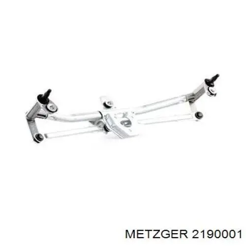 Trapezio del limpiaparabrisas VAN Wezel 7620230