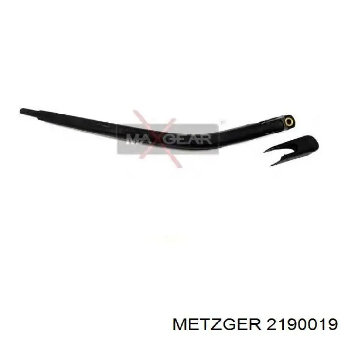 2190019 Metzger brazo del limpiaparabrisas, trasero