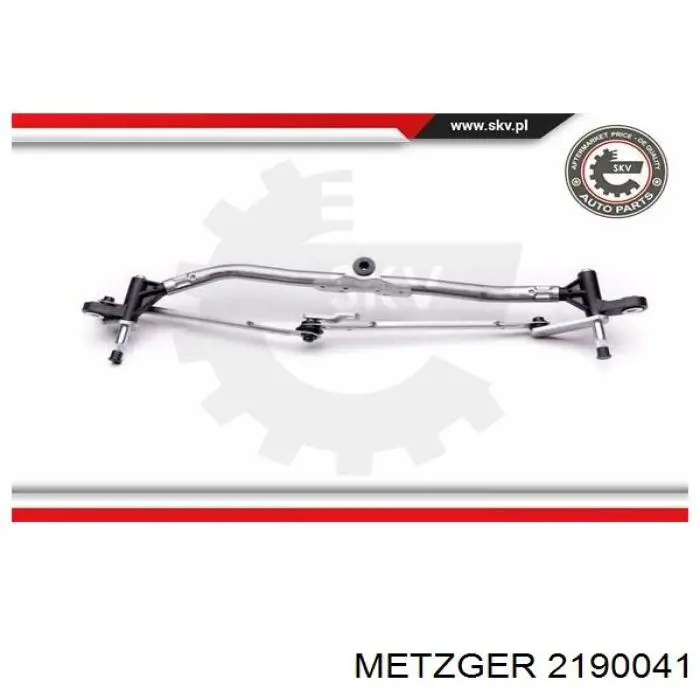 Varilla de limpiaparabrisas 2190041 Metzger