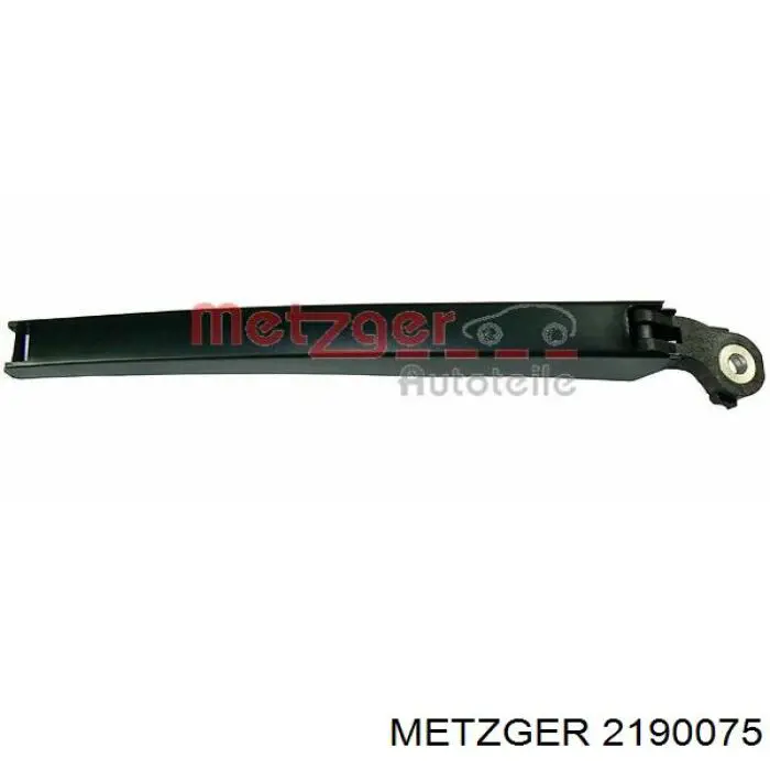 2190075 Metzger brazo del limpiaparabrisas, trasero