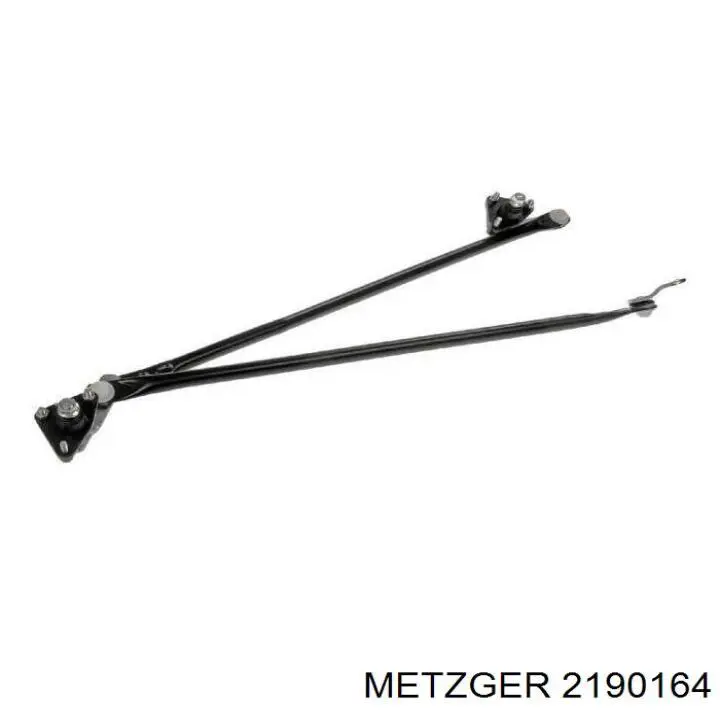 2190164 Metzger mecanismo frontal del limpiaparabrisas izquierdo