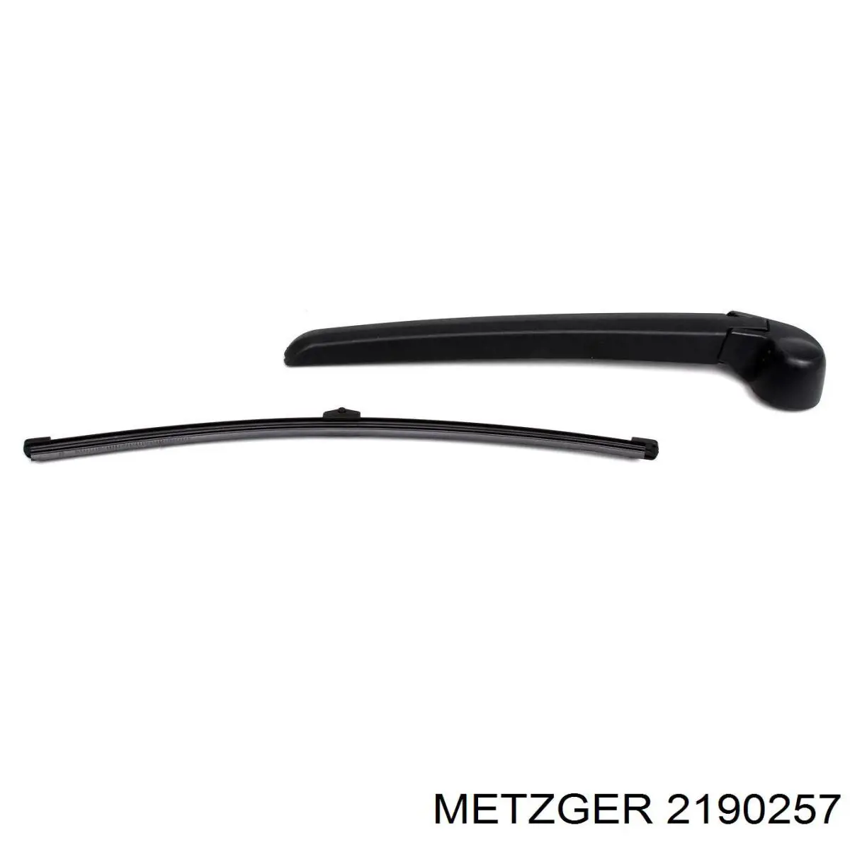 Brazo del limpiaparabrisas, trasero 2190257 Metzger