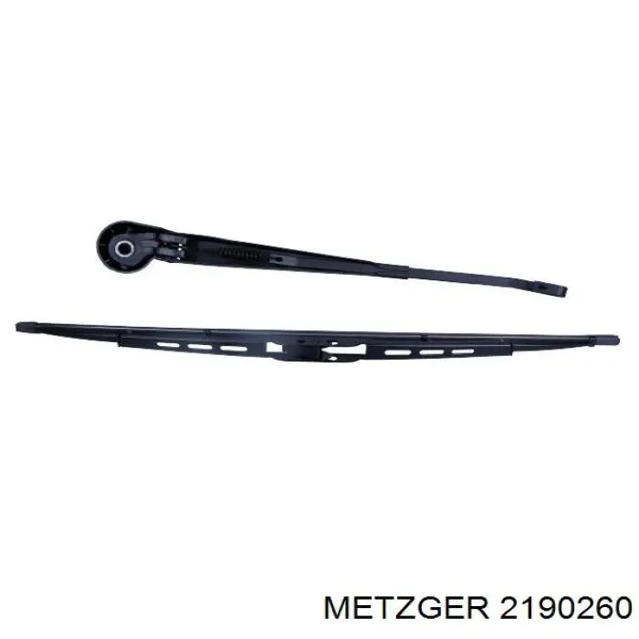 2190260 Metzger brazo del limpiaparabrisas, trasero