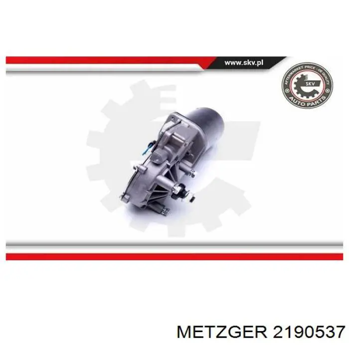 2190537 Metzger motor del limpiaparabrisas del parabrisas