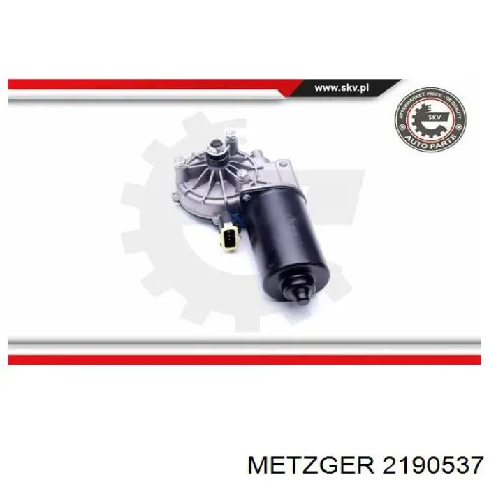 Motor limpiaparabrisas 2190537 Metzger