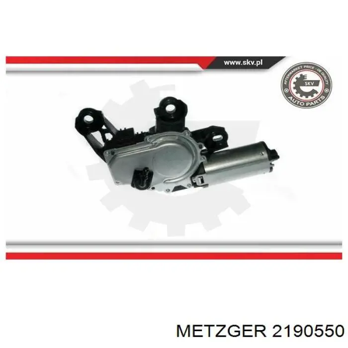 2190550 Metzger motor limpiaparabrisas luna trasera