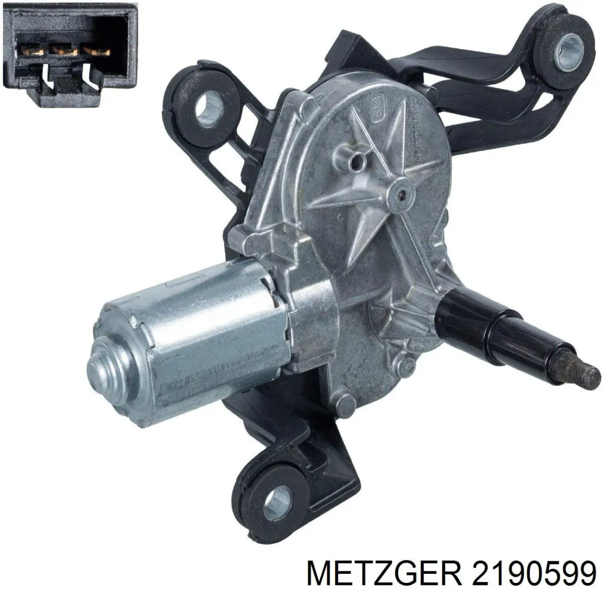 2190599 Metzger motor limpiaparabrisas luna trasera