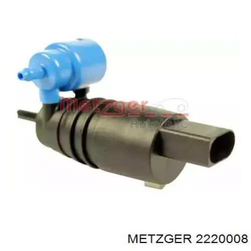 Bomba-motor de limpiaparabrisas delantero/trasero Metzger 2220008