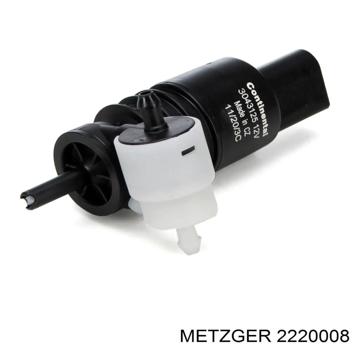 Bomba-motor de limpiaparabrisas delantero/trasero 2220008 Metzger