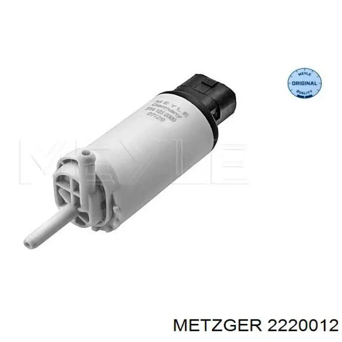 Bomba de agua limpiaparabrisas, delantera Metzger 2220012 precio, desde 8,04 EUR
