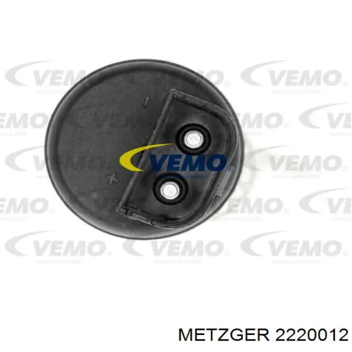 Comprar 2220012 Metzger Bomba de agua limpiaparabrisas, delantera