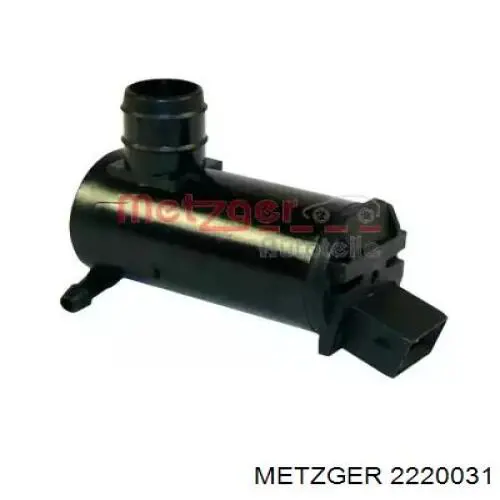 2220031 Metzger bomba de agua limpiaparabrisas, delantera