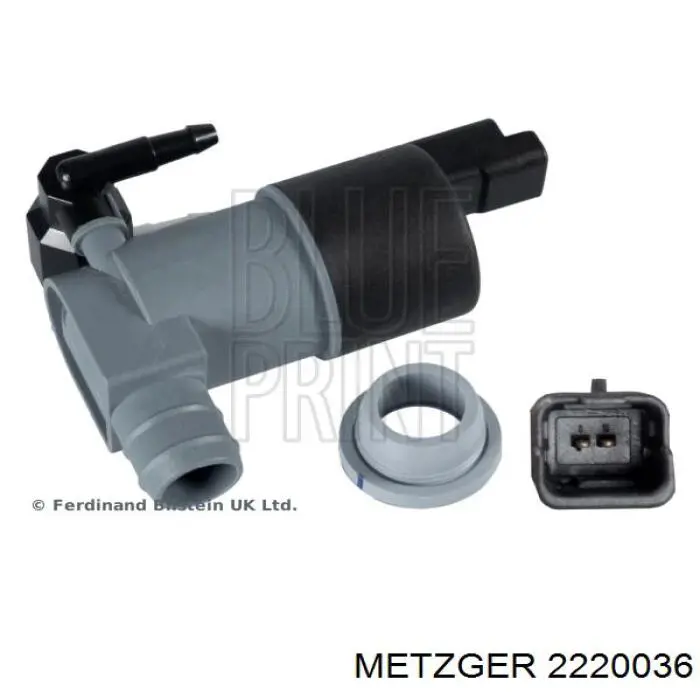 643471 Peugeot/Citroen Bomba de agua de lavado, lavado de parabrisas, delantera