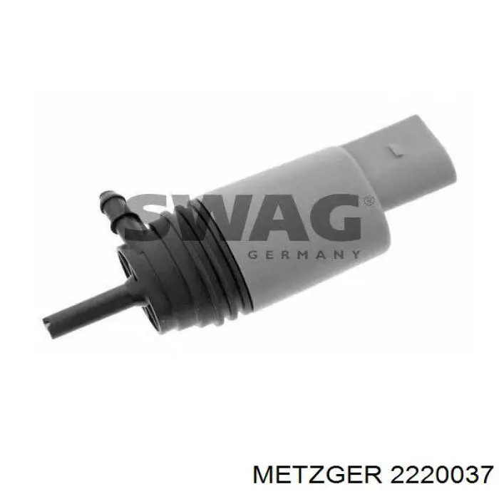 Bomba de agua limpiaparabrisas, delantera 7345885 BMW