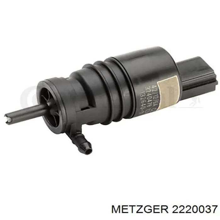 Bomba de agua limpiaparabrisas, delantera 2220037 Metzger