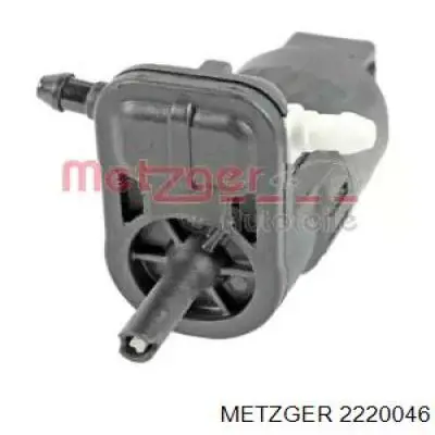 Bomba de agua limpiaparabrisas, delantera 2220046 Metzger