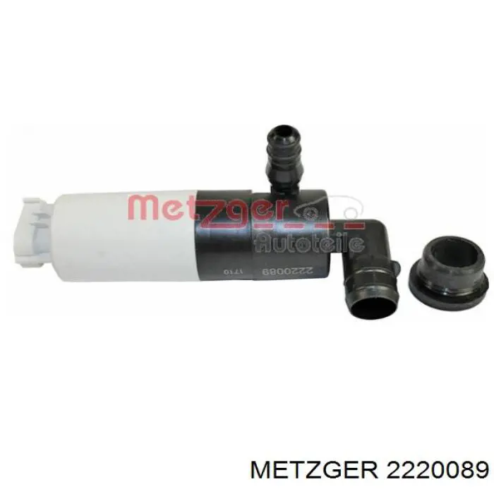 Bomba de agua limpiaparabrisas, delantera Metzger 2220089 precio, desde 36,44 EUR