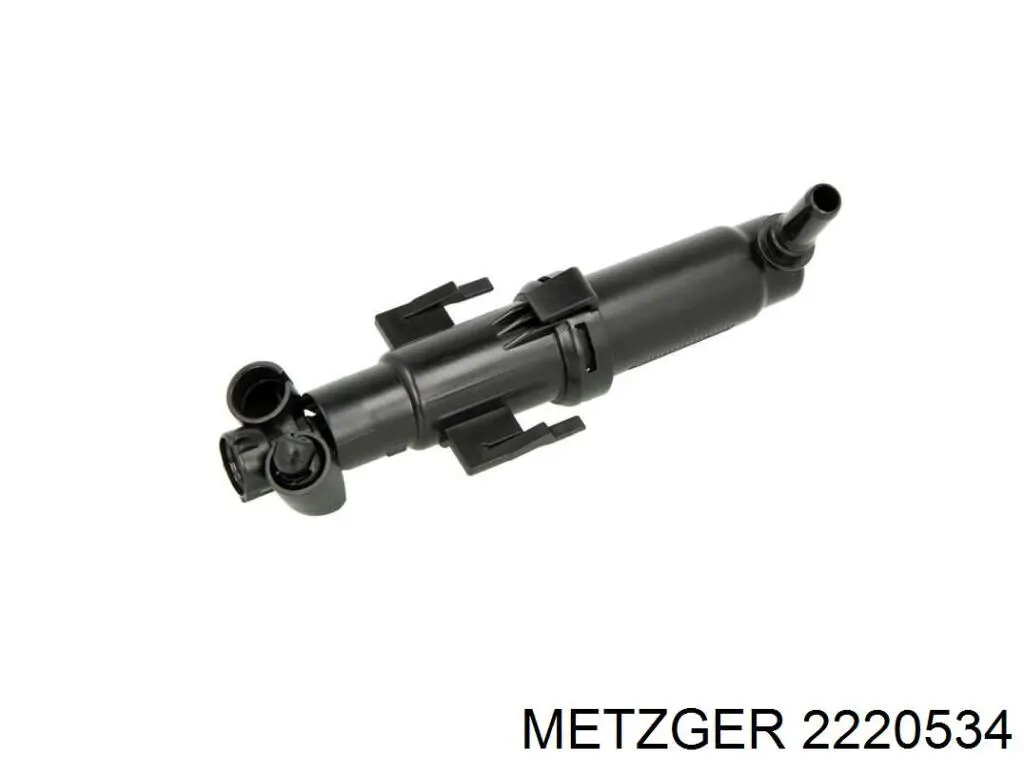 2220534 Metzger tobera de agua regadora, lavado de faros, delantera izquierda