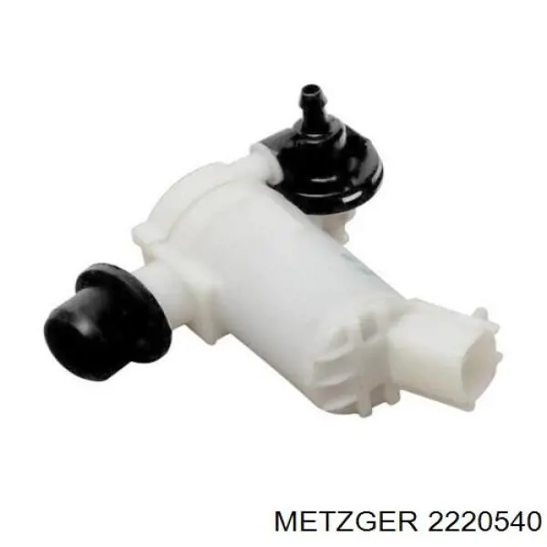 2220540 Metzger tobera de agua regadora, lavado de faros, delantera