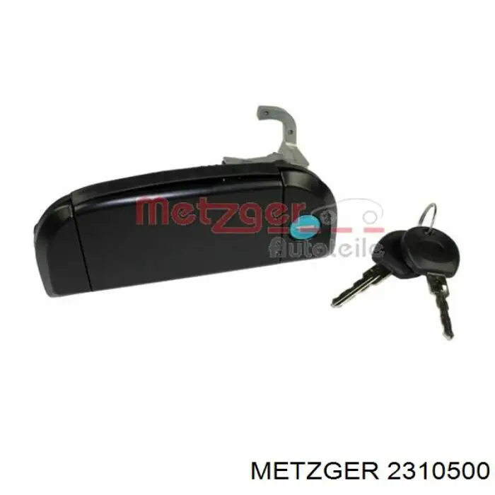Comprar 2310500 Metzger Manija exterior izquierda de puerta delantera