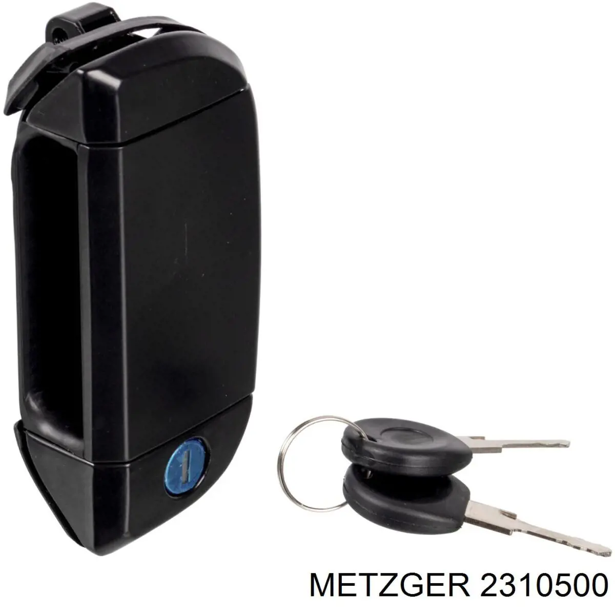 2310500 Metzger tirador de puerta exterior delantero izquierda