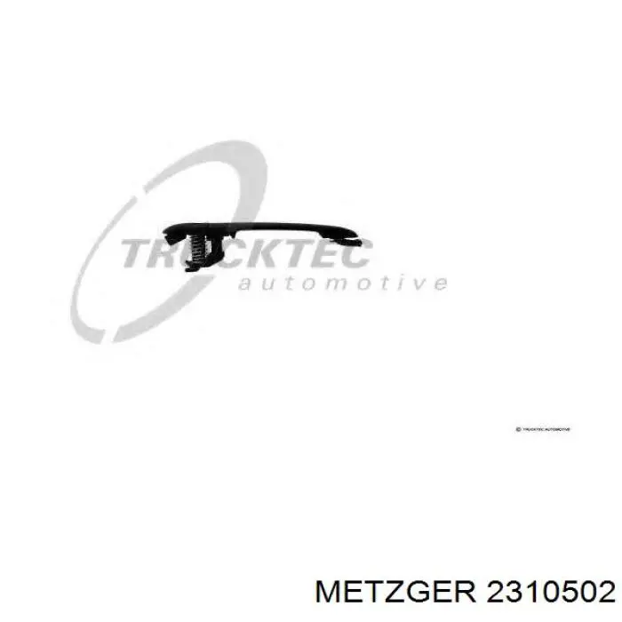 2310502 Metzger tirador de puerta exterior delantero