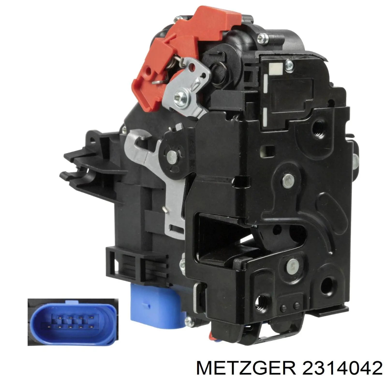 2314042 Metzger cerradura de puerta delantera derecha