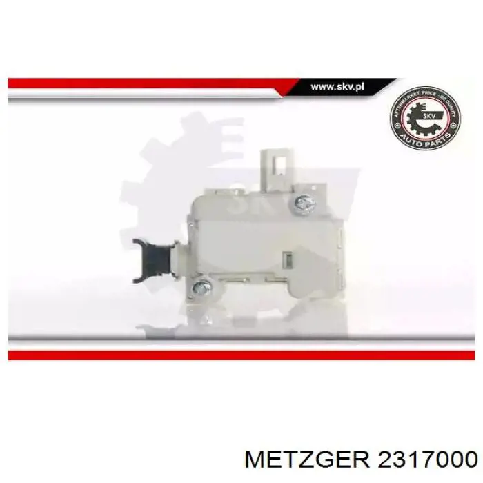 Motor de apertura/cierre del cierre del maletero (puerta trasera 3/5) 2317000 Metzger