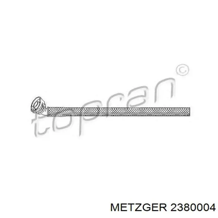 Manguera de ventilación del cárter Metalcaucho 35014